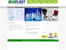Tablet Screenshot of bioplast.com.br